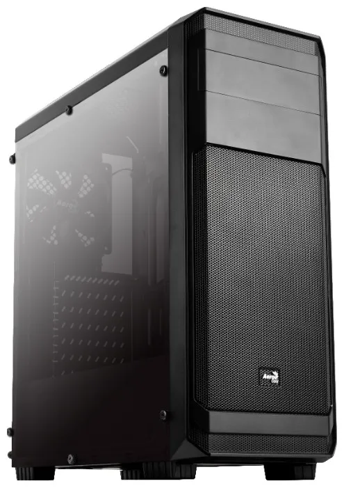 Корпус Aerocool Aero-300 Black, ATX, без БП, 1x USB 3.0, 2x USB 2.0
