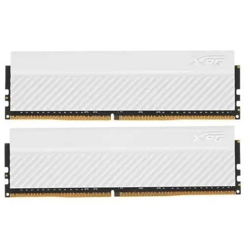 Модуль памяти ADATA XPG Gammix D45 Gaming DDR4 Общий объём памяти 32Гб Module capacity 16Гб Количество 2 3200 МГц Радиатор Множитель частоты шины 16 1.35 В белый AX4U320016G16A-DCWHD45