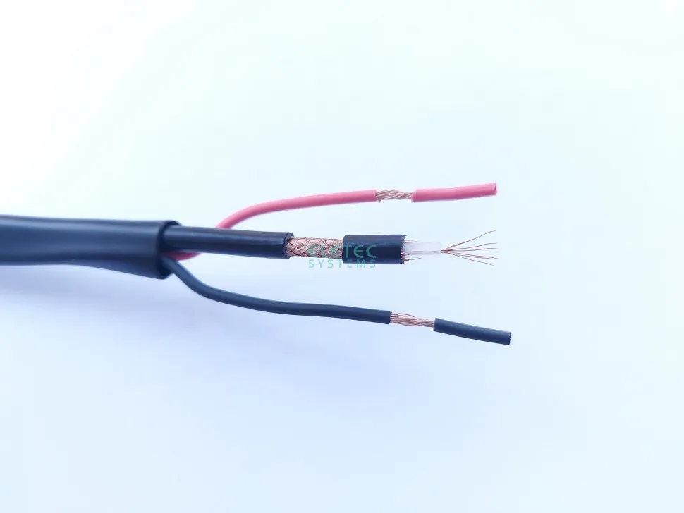 Кабель комбинированный RG-59 MICRO+2x0.75 мм2  75 Ом, outdoor, 200 м