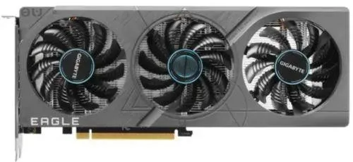 Видеокарта GIGABYTE NVIDIA GeForce RTX 4060 8 Гб GDDR6 128 бит PCIE 4.0 16x Memory 17000 МГц GPU 1830 МГц Активный 2xВыход HDMI 2xВыход DisplayPort GV-N4060EAGLEOC-8GD