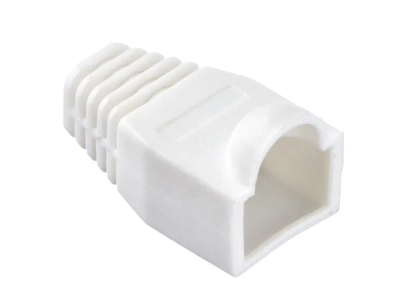 Изолирующий колпачок для RJ45 белый, D-6 мм, 100шт, NETKO Optima