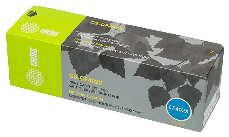 Картридж YELLOW /M252/252N/252DN 2.3K CS-CF402X CACTUS