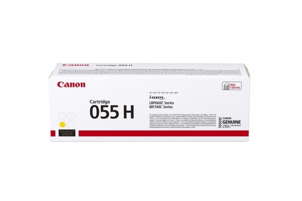 Картридж YELLOW 5.9K CRG-055HY 3017C002 CANON