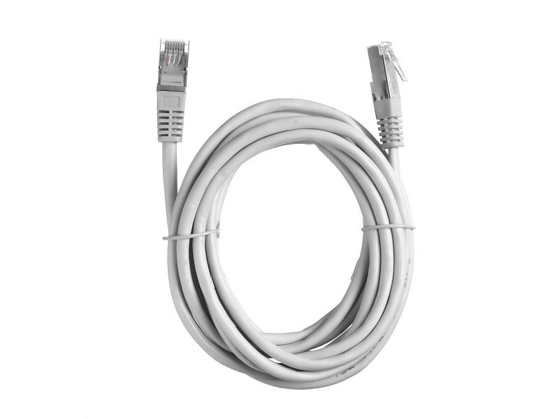 Патч-корд Technolink FTP4 cat.5е, 3.0м, BC, серый, литой коннектор РАСПРОДАЖА