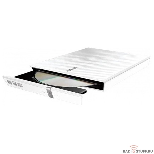  ASUS White Slim Ret. Karim Rashid Collection SDRW-08D2S-U LITE, USB, Белый 90-DQ0436-UA221KZ