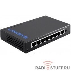 LGS108-EU Linksys 8-портовый коммутатор, 100/1000 Мбит/с