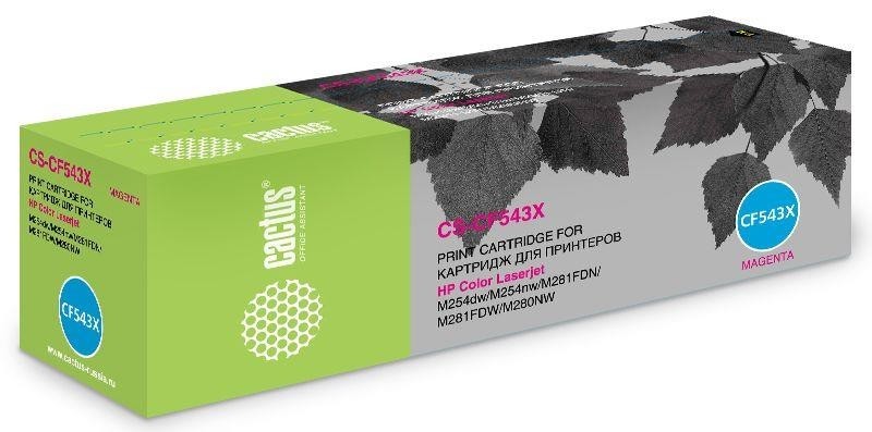 Картридж MAGENTA /M254DW/M280NW 2.5K CS-CF543X CACTUS